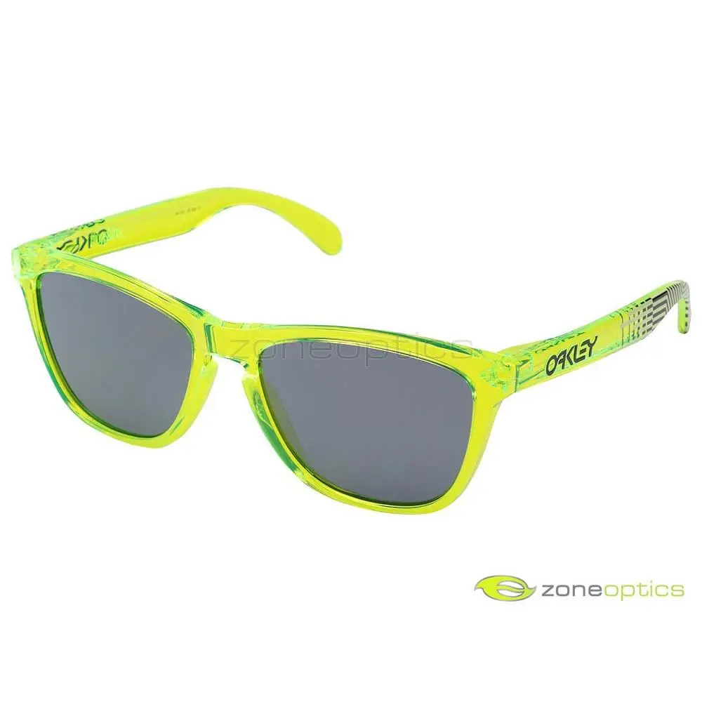Oakley Frogskins Deuce Coupe Collection Sunglasses 24-316 Sulphur/black Iridium
