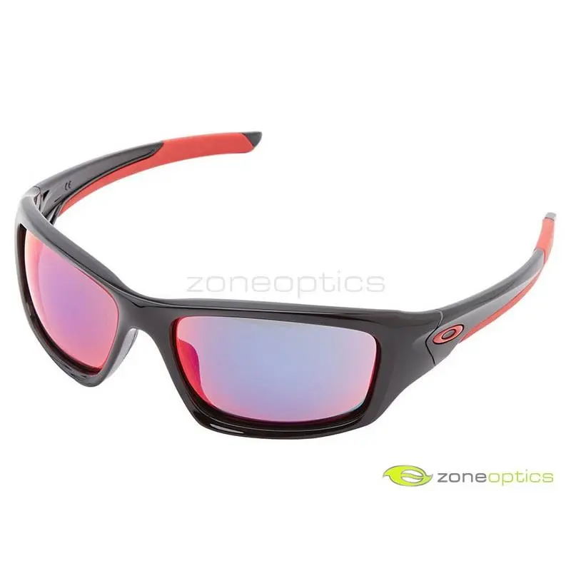 Oakley Valve Sunglasses OO9243-02 Polished Black/+red Iridium Asian
