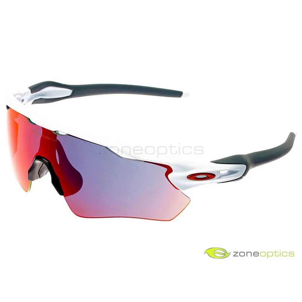 Oakley Radar EV Path Sunglasses OO9208-18 Polished White/+red Iridium