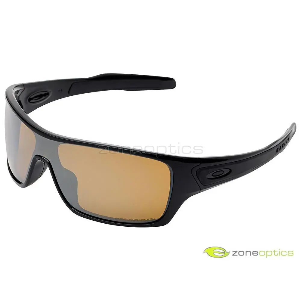 Oakley Turbine Rotor Polarized Sunglasses OO9307-06 Black/tungsten Iridium