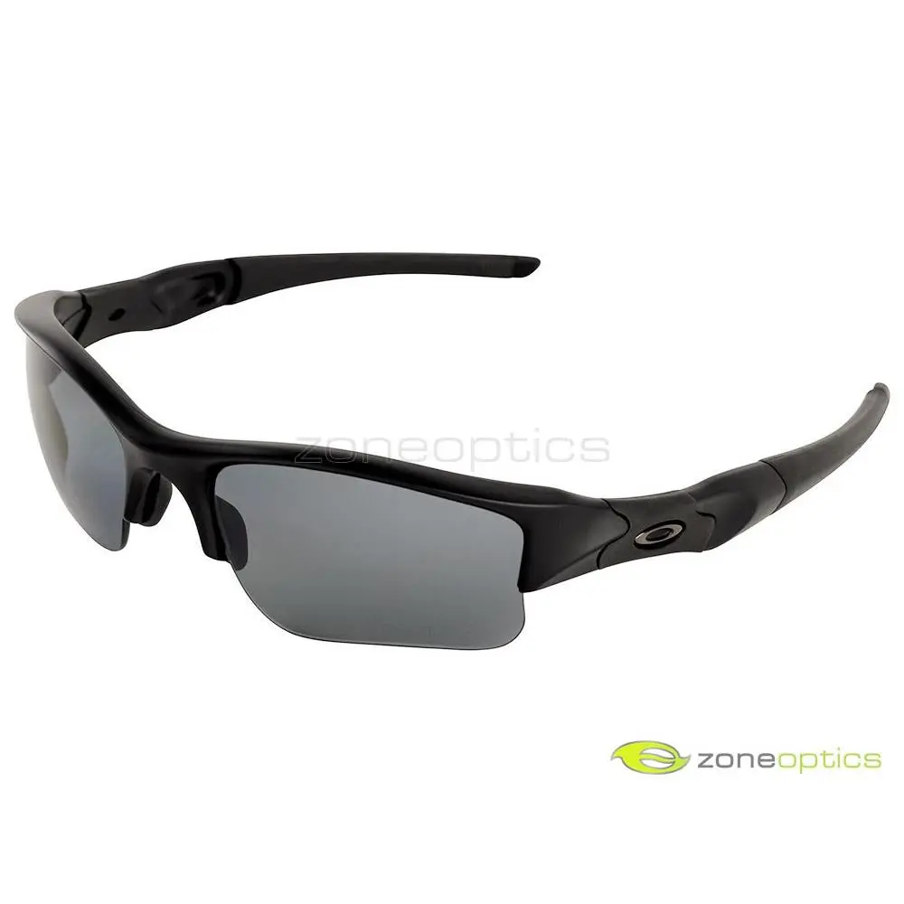 SI Flak Jacket Xlj Polarized Sunglasses 11-435 Matte Black/grey by Oakley