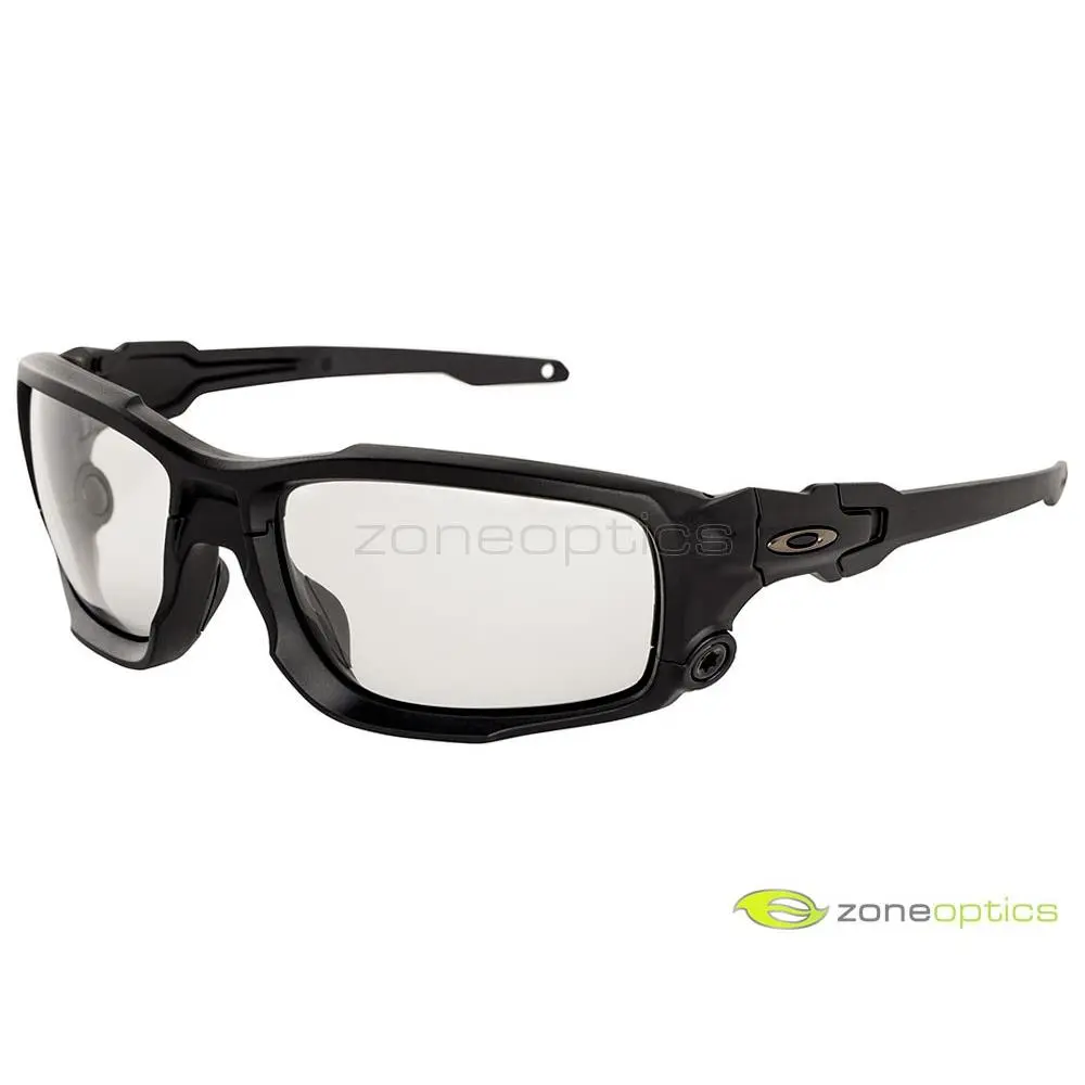 SI Ballistic Shocktube Sunglasses OO9329-1061 Matte Black/clear Grey by Oakley