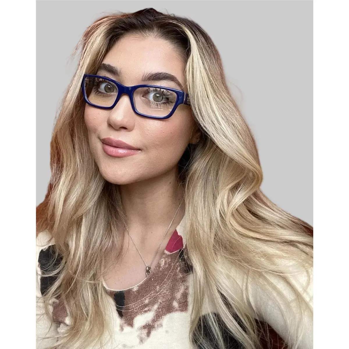 Tory Burch TY420 5516 Blue 53mm Cat Eye Rx Women`s Eyeglasses