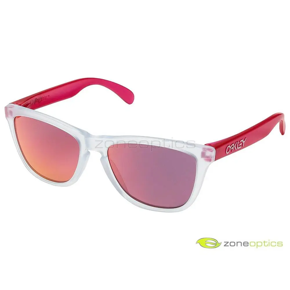 Frogskins Sunglasses OO9013-B355 Matte Clear/pink/torch Iridium by Oakley