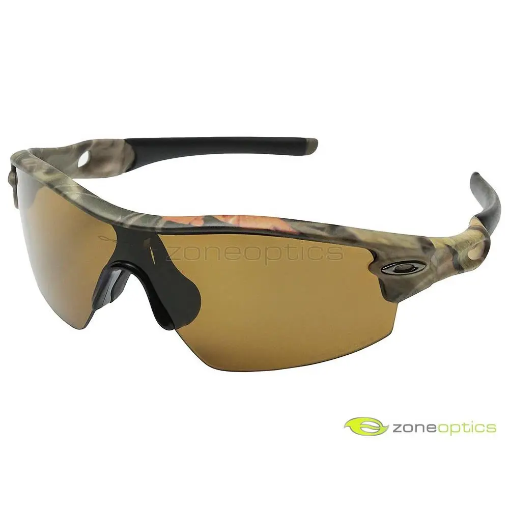 Oakley Radar Pitch Polarized Sunglasses OO9052-03 Woodland Camo/bronze