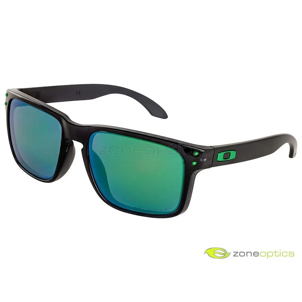 Holbrook Polarized Sunglasses OO9102-69 Black Ink/jade Iridium by Oakley