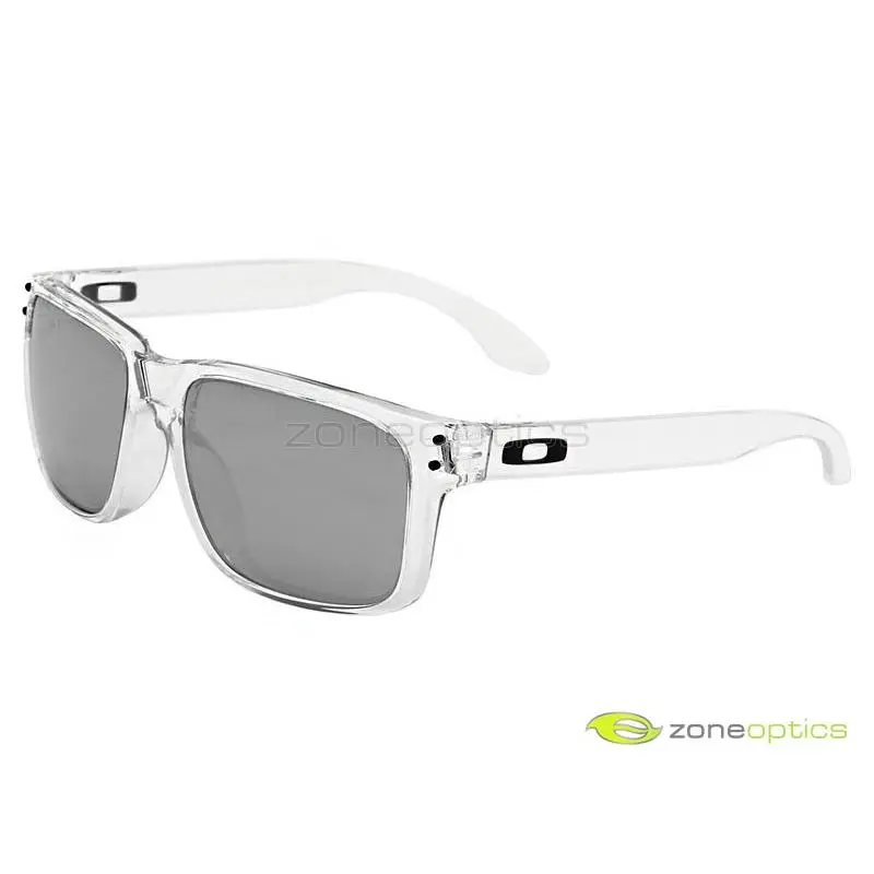 Oakley Holbrook Sunglasses OO9244-06 Polished Clear/chrome Iridium Asian