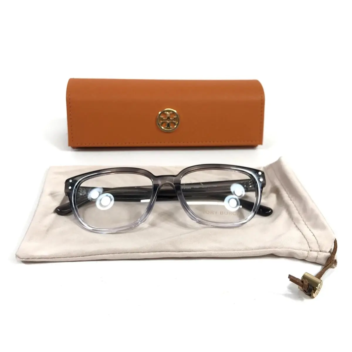 Eyeglasses Frames TY2104U 1785 Gray Tri Gradient Cat Eye 52-17-140 by Tory Burch