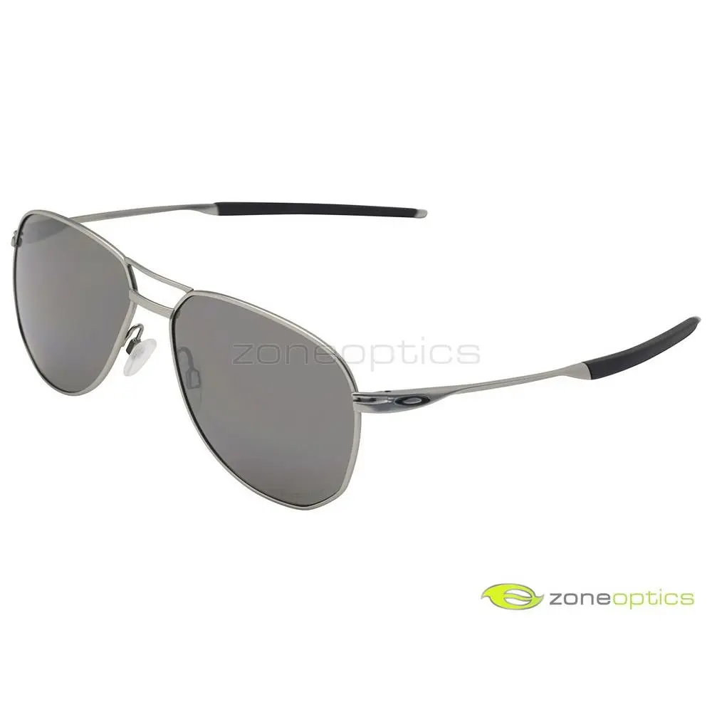 Oakley Contrail Ti Polarized Sunglasses OO6050-0357 Satin Chrome/prizm Black