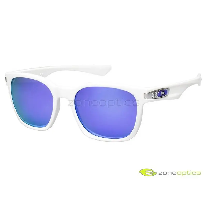 Oakley Garage Rock Sunglasses OO9175-02 Polished White/violet Iridium