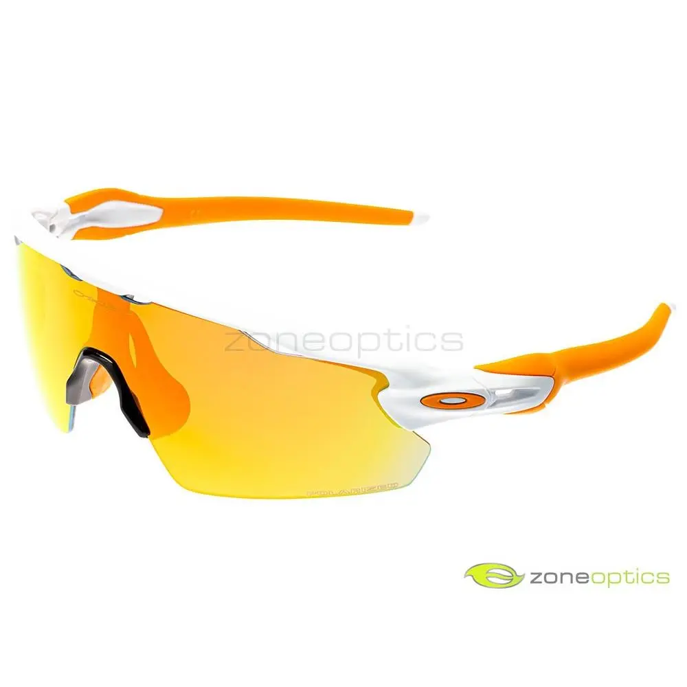 Oakley Radar EV Pitch Polarized Sunglasses OO9211-08 Polished White/fire Iridium