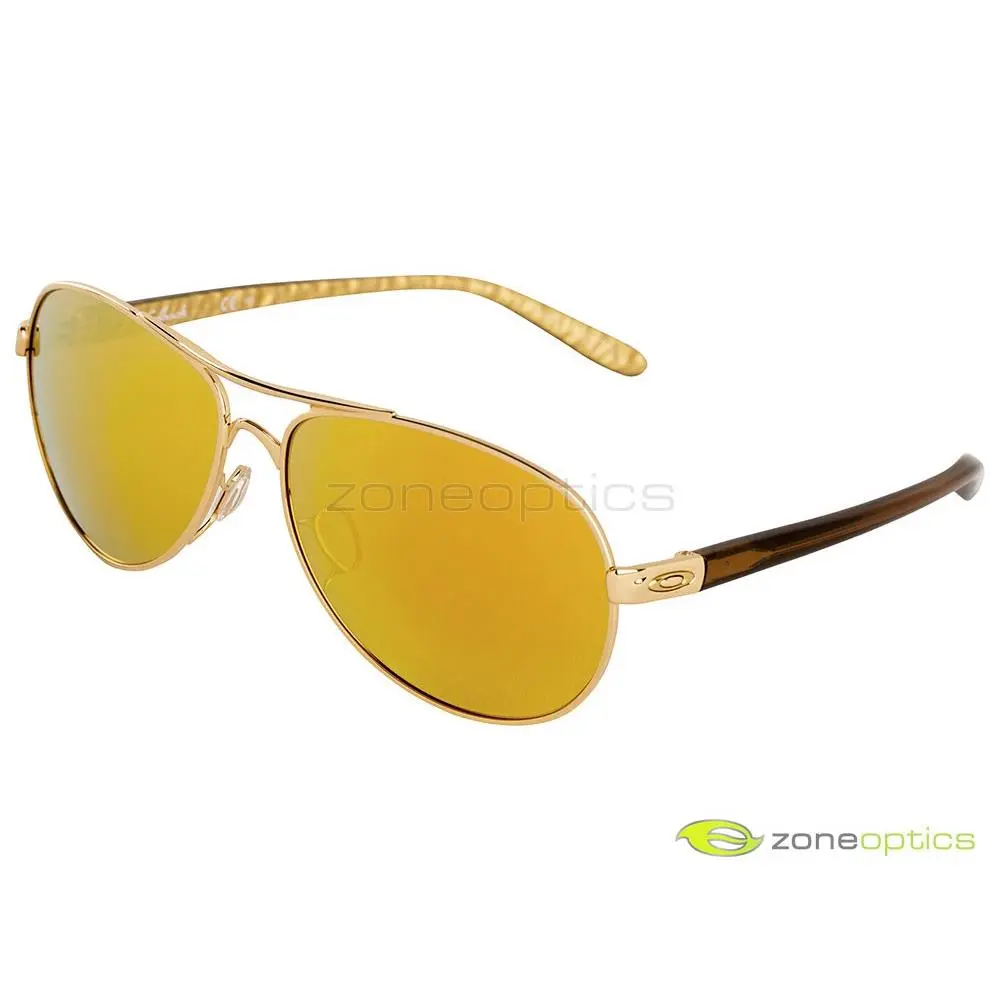 Oakley Feedback Sunglasses OO4079-28 Polished Gold/24K Gold Iridium