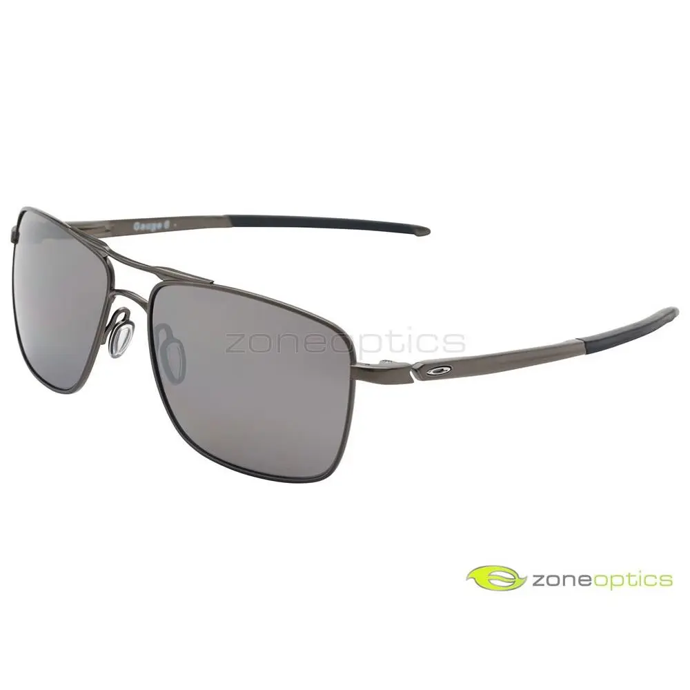 Oakley Gauge 6 Ti Polarized Sunglasses OO6038-0657 Pewter/prizm Black