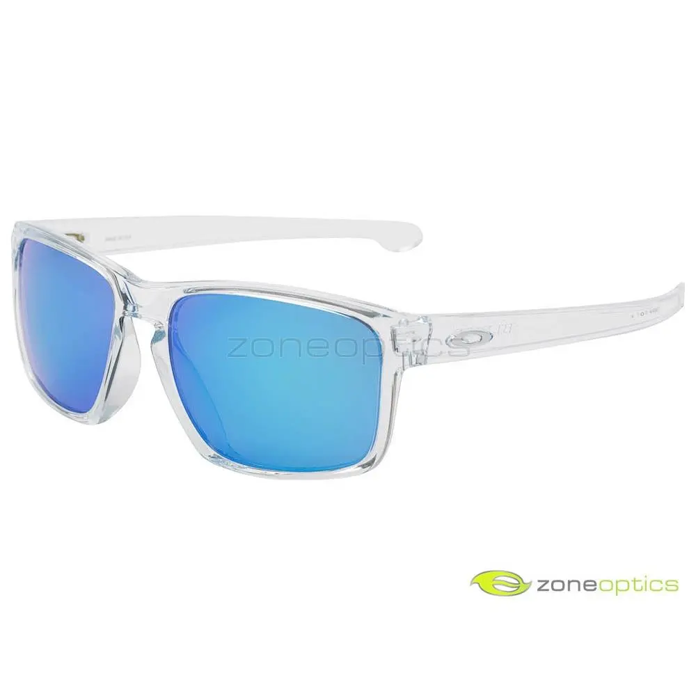 Sliver Sunglasses OO9269-04 Polished Clear/sapphire Iridium Asian by Oakley