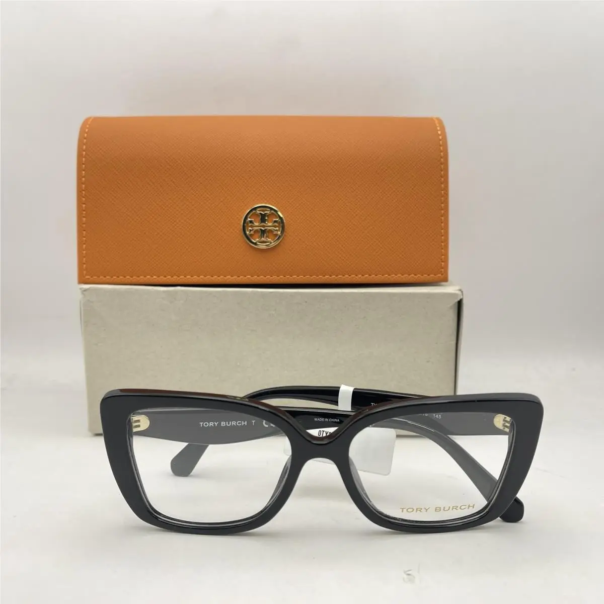 Tory Burch Womens Square Butterfly Full Rim Eyeglasses TY2156U Black