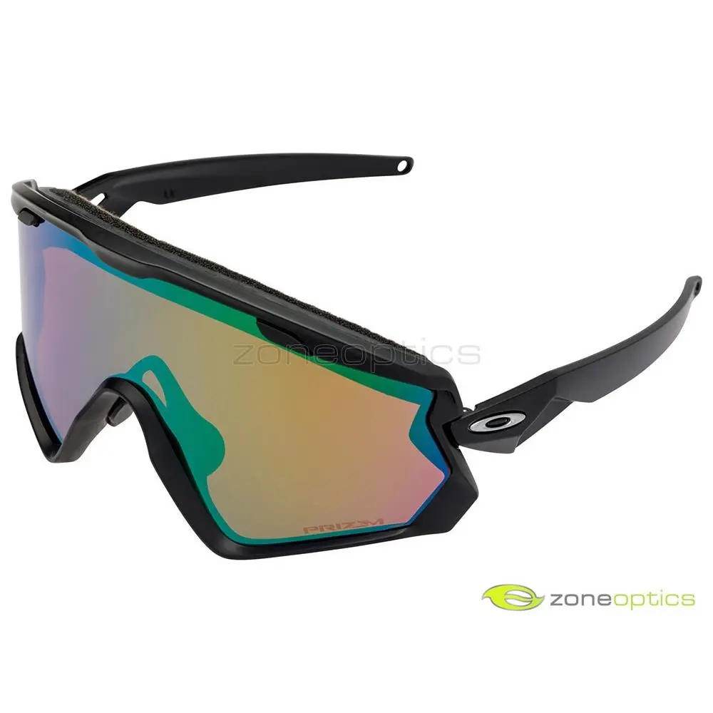Oakley Wind Jacket 2.0 Sunglasses OO7072-01 Matte Black/prizm Snow Jade Iridium