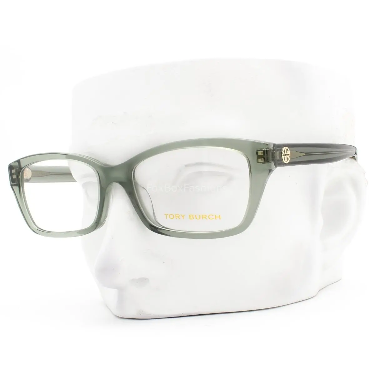 Tory Burch Eyeglasses Glasses TY 2144U 1941 Transparent Sage Green 53mm W/case