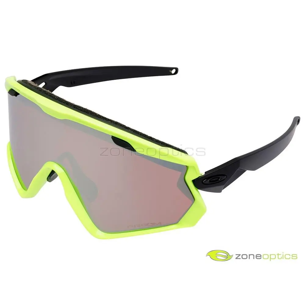 Oakley Wind Jacket 2.0 Sunglasses OO7072-06 Neon Retina/prizm Snow Black Iridium