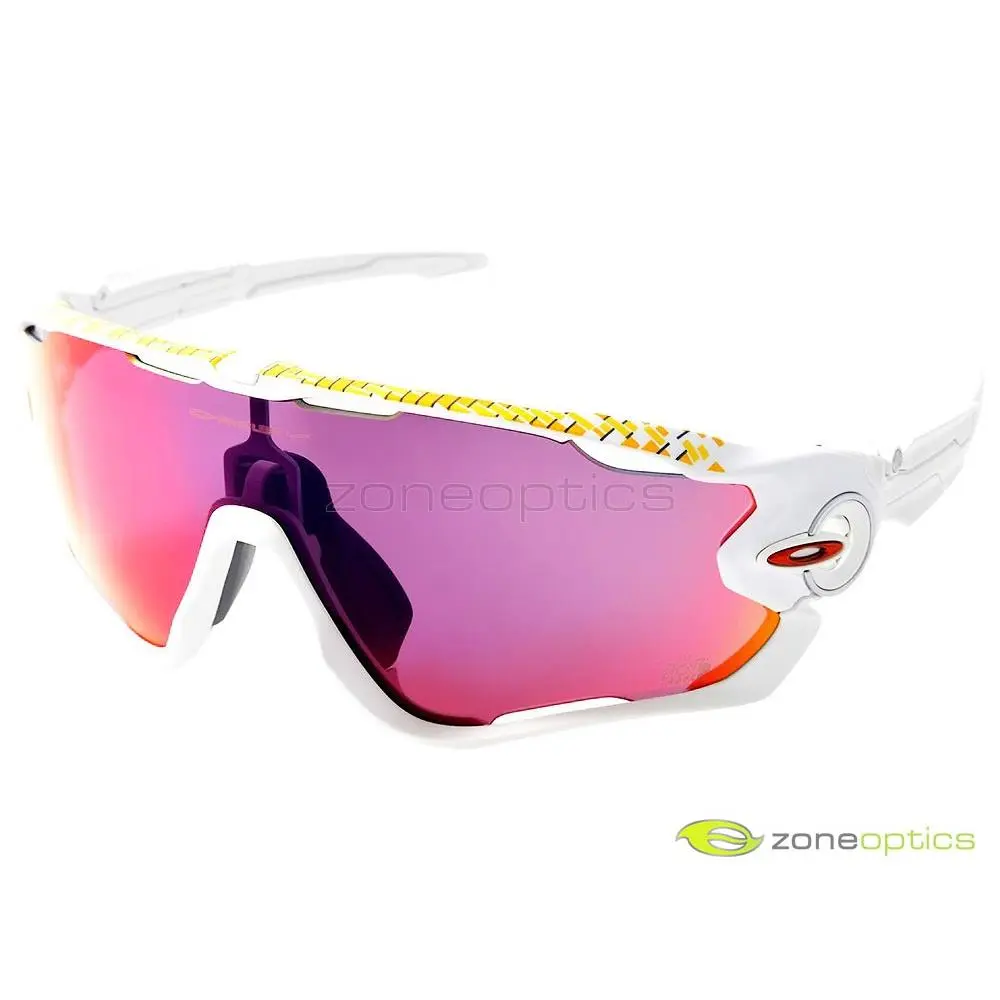 Oakley Jawbreaker Tour de France Sunglasses OO9290-2731 Matte White/prizm Road