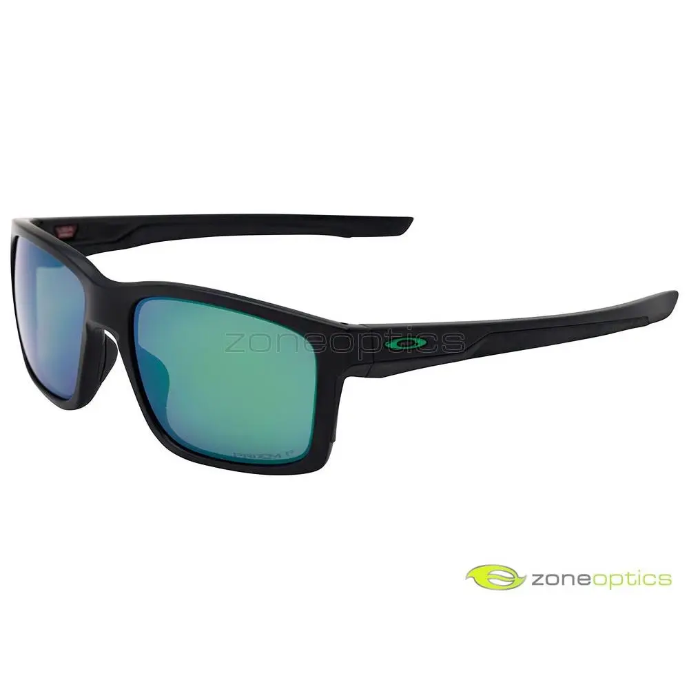 Oakley Mainlink Polarized Sunglasses OO9264-3457 Matte Black/prizm Jade