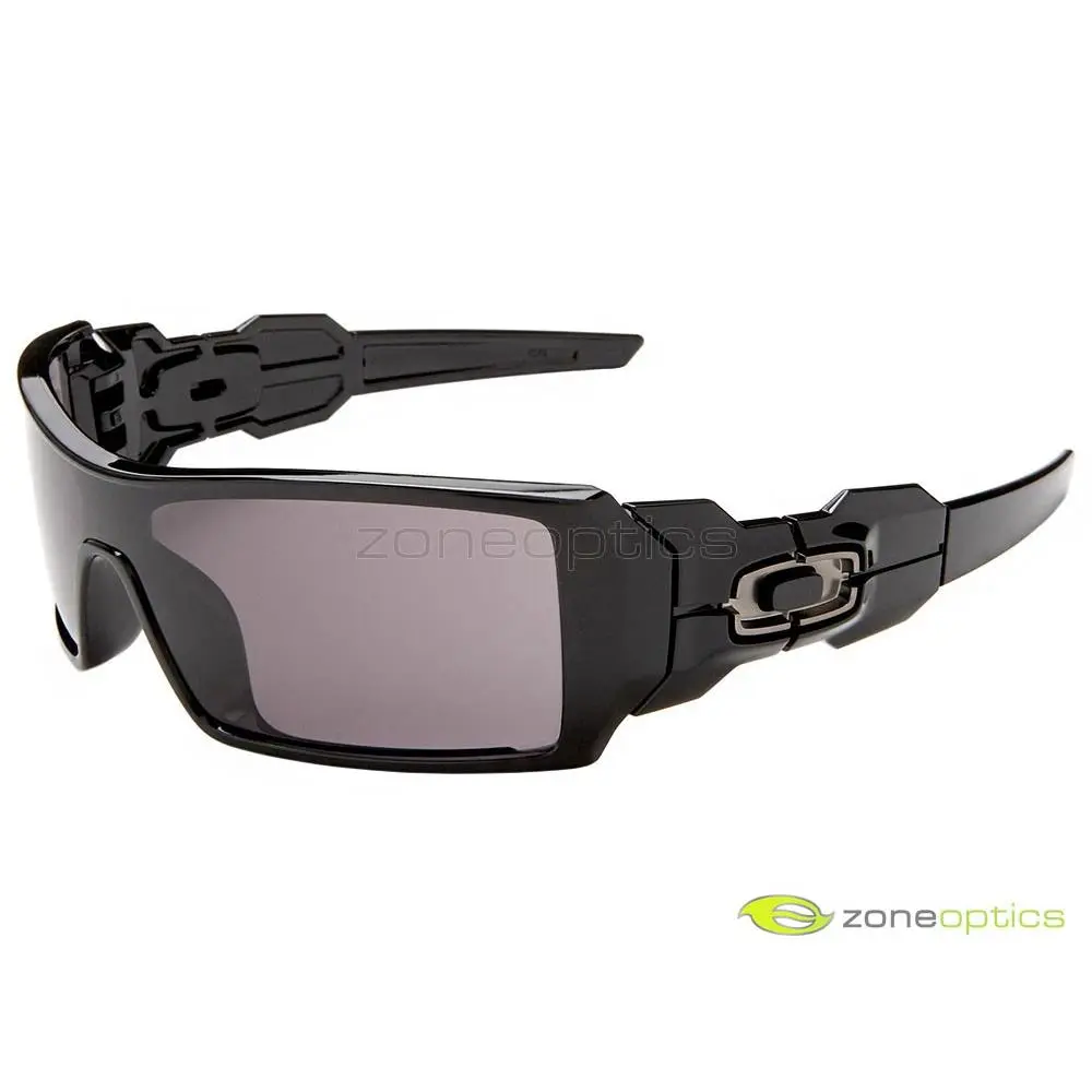 Oil Rig Sunglasses 03-460 Polished Black/warm Grey by Oakley