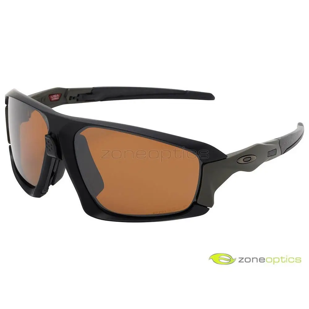Oakley Field Jacket Polarized Sunglasses OO9402-0764 Black/green/prizm Tungsten