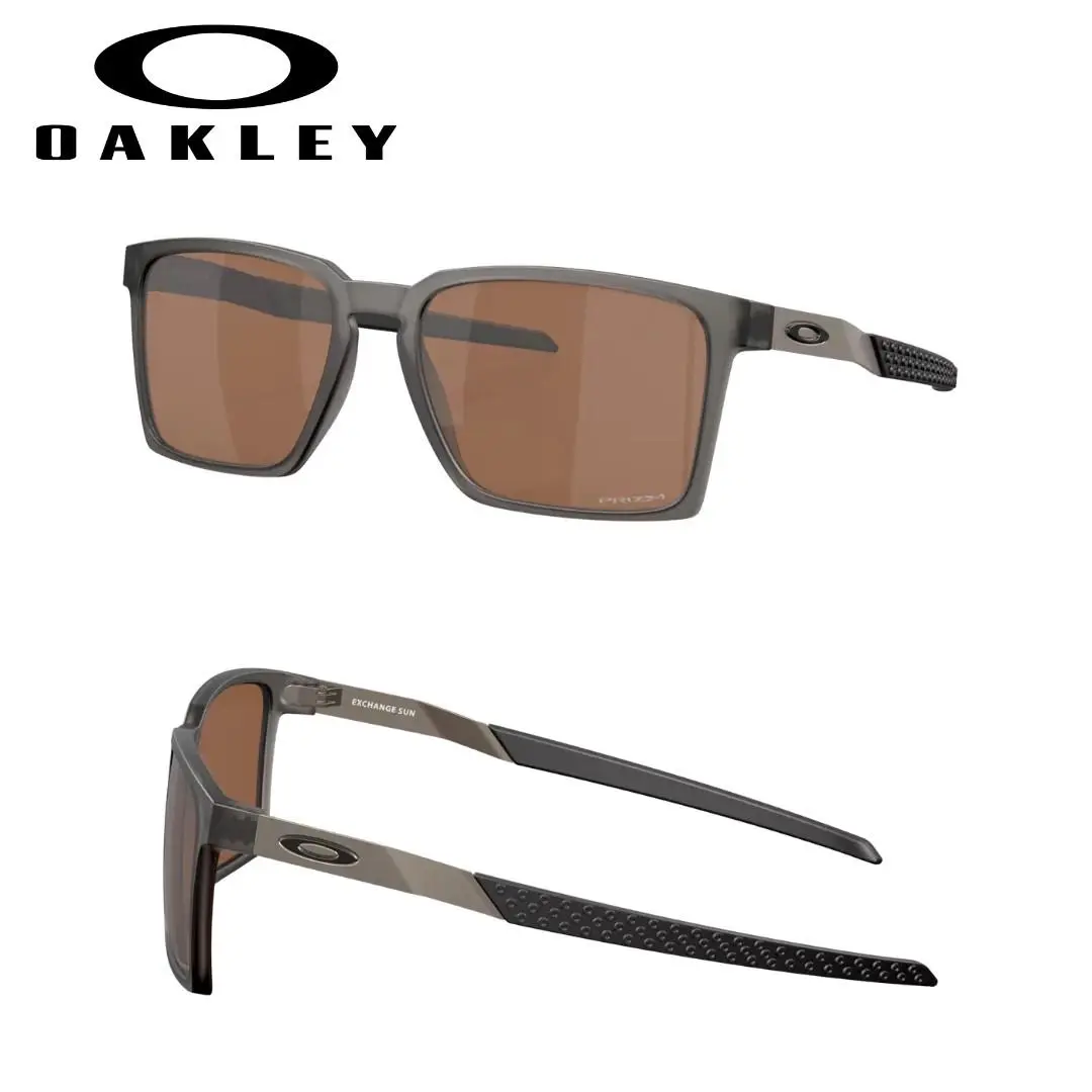 Exchange Sun Satin Gray Smoke Frame / Prizm Tungsten Lens by Oakley