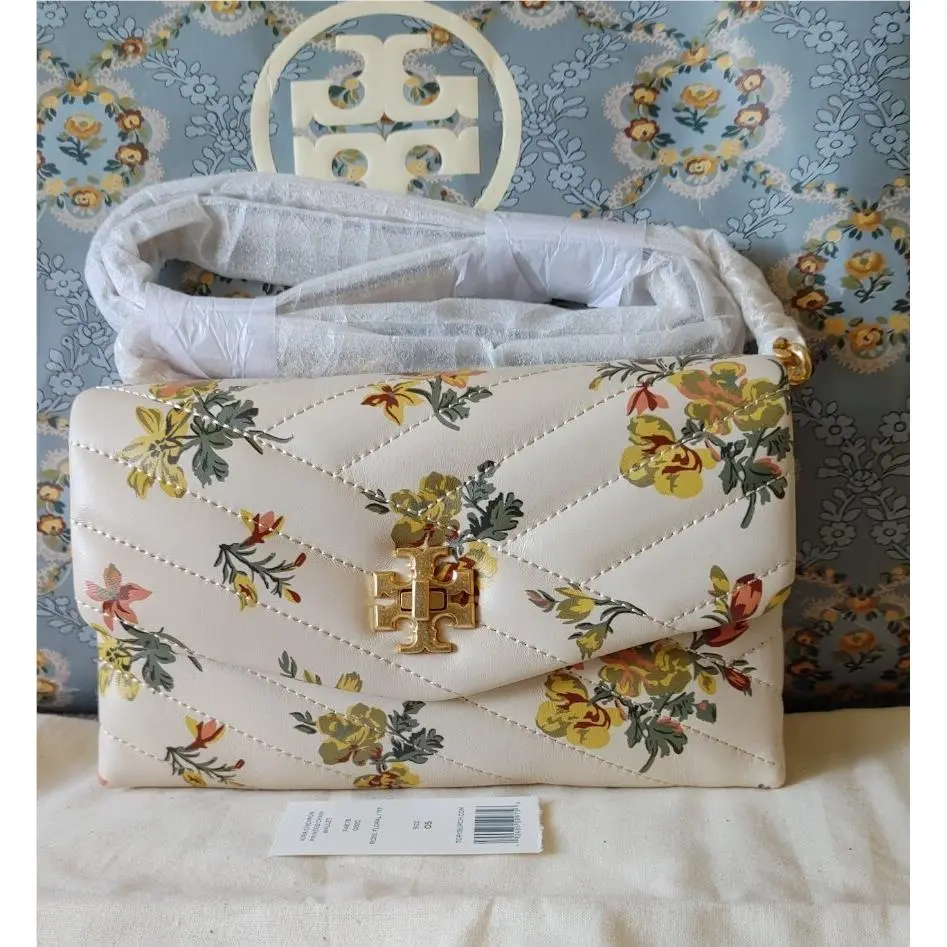 Tory Burch Kira Chevron Chain Wallet Crossbody