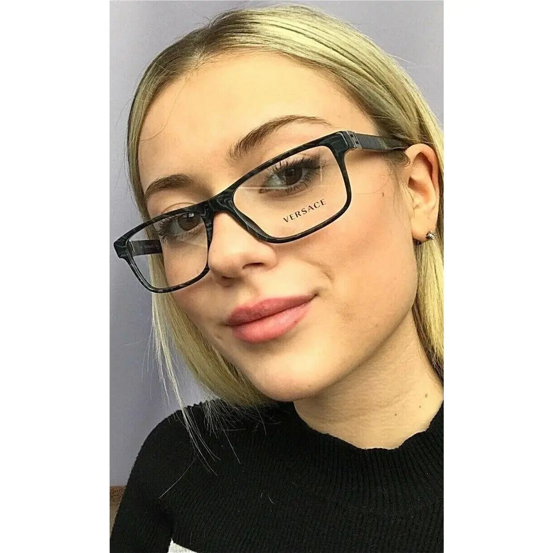 Versace Mod. 3211 4551 55mm Gray Marble Men`s Women`s Eyeglasses Italy 4
