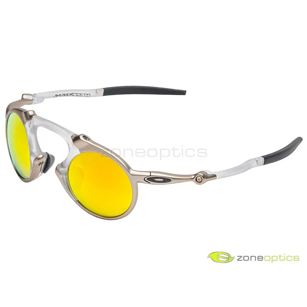 Madman Polarized Sunglasses OO6019-07 X Metal Plasma/fire Iridium by Oakley