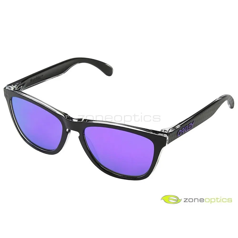 Oakley Frogskins Sunglasses OO9013-B955 Checkbox Black/violet Iridium