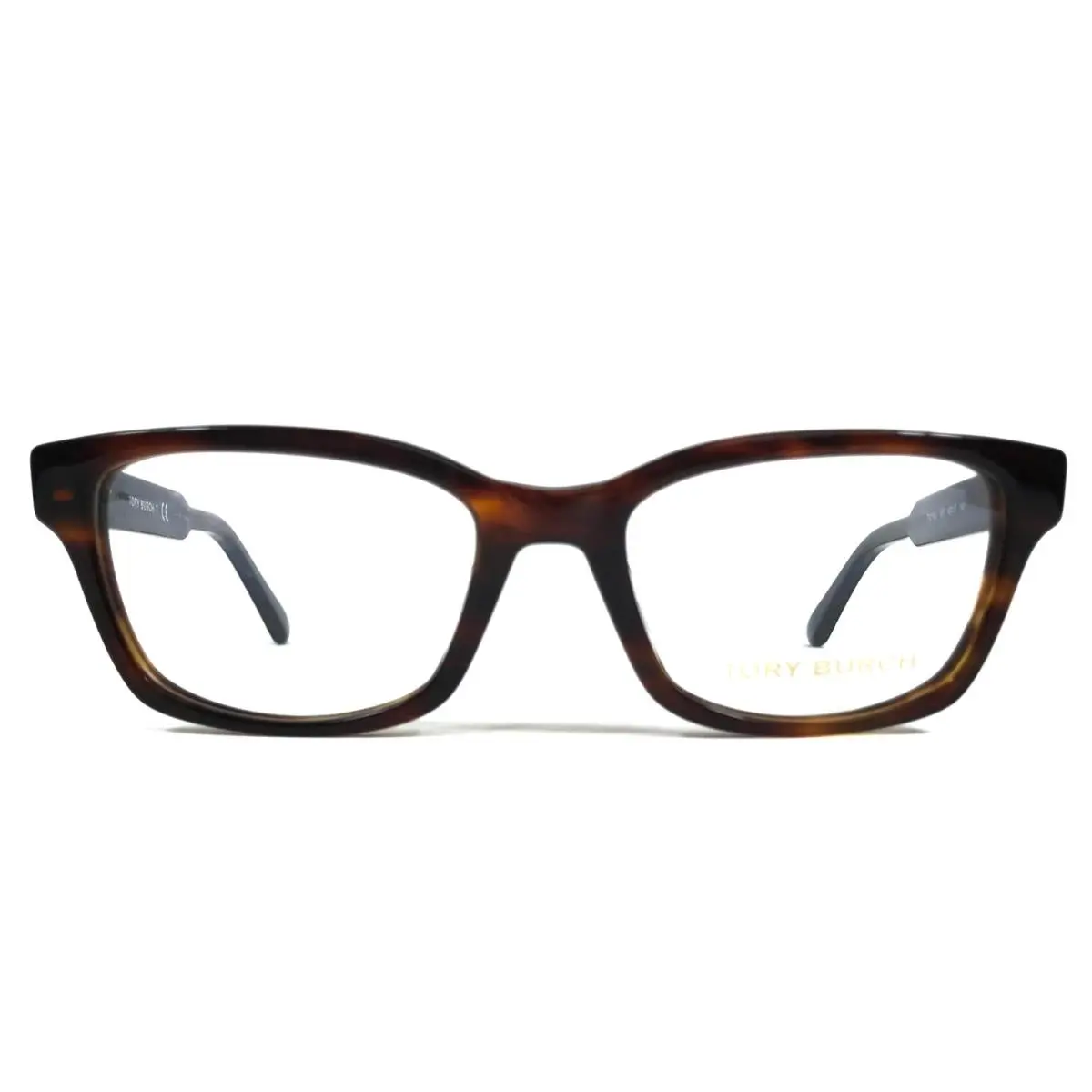 Eyeglasses Frames TY2116U 1837 Tortoise Clear Blue Cat Eye 49-17-140 by Tory Burch
