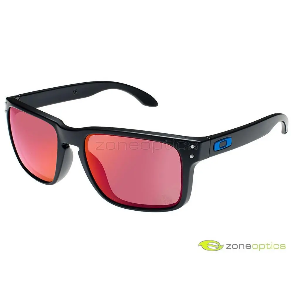 Holbrook Mlb Dodgers Sunglasses OO9102-I955 Matte Black/prizm Field by Oakley