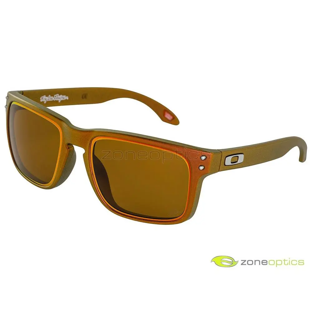 Oakley Holbrook Troy Lee Sunglasses OO9102-T555 Red Gold Shift/prizm Bronze