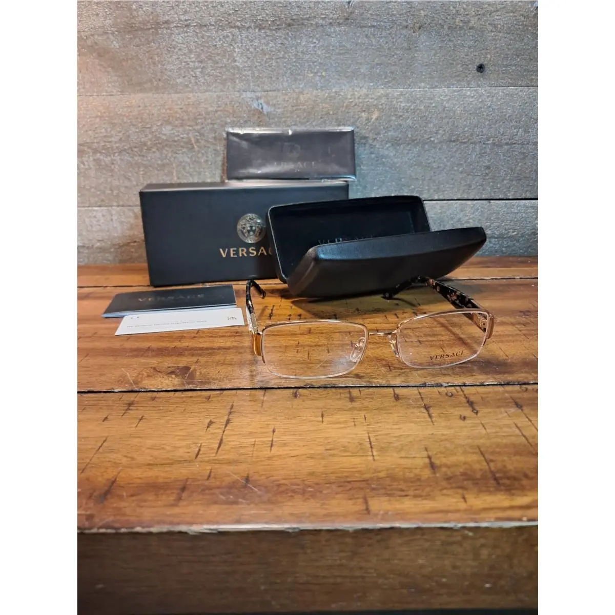 Versace Reading Glasses Frames Mod 1175-B 1002 53 17 135