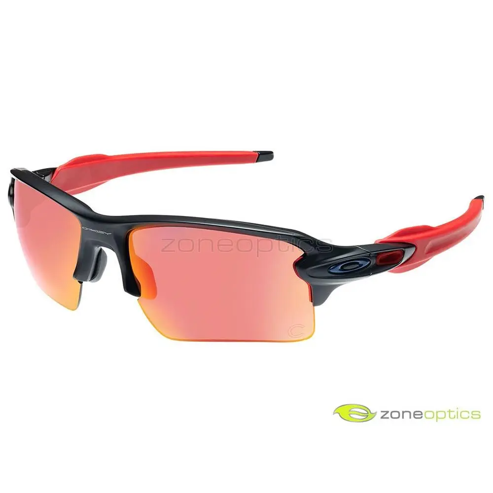 Flak 2.0 XL Mlb Cubs Sunglasses OO9188-A359 Matte Black/prizm Field by Oakley