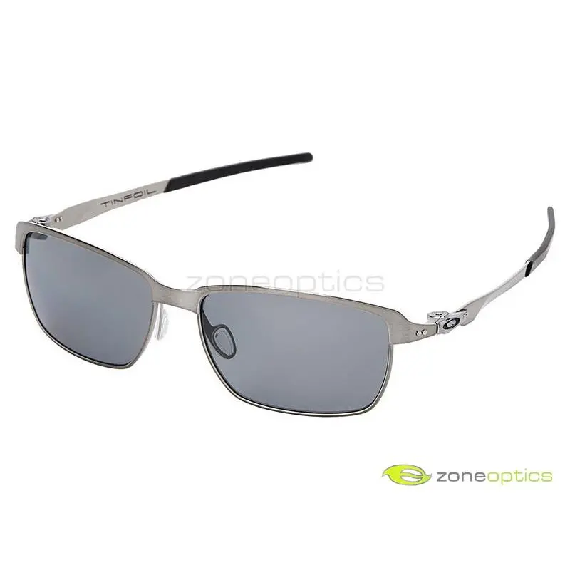Tinfoil Polarized Sunglasses OO4083-05 Brushed Chrome/grey by Oakley
