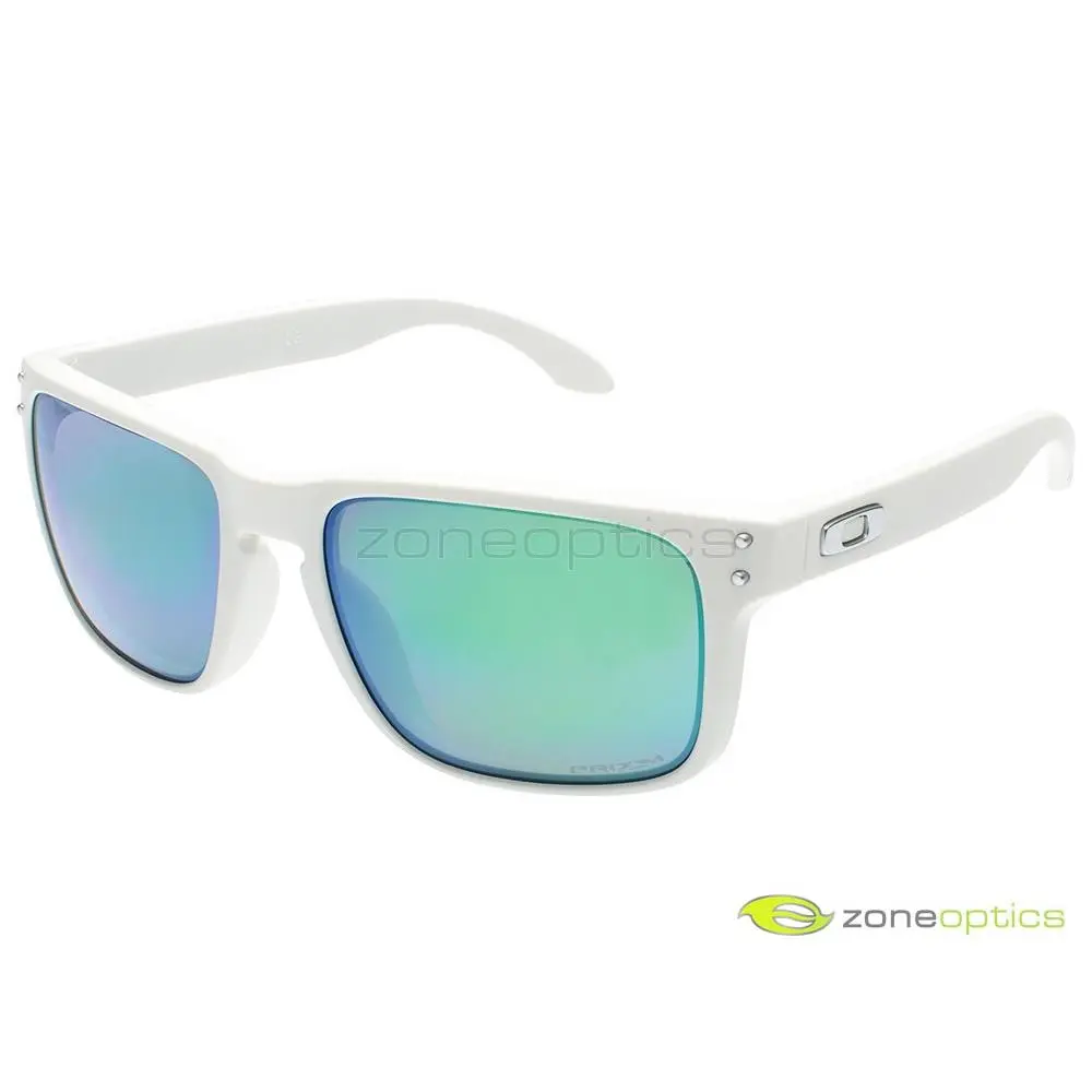 Oakley Holbrook Polarized Sunglasses OO9102-H255 Matte White/prizm Jade