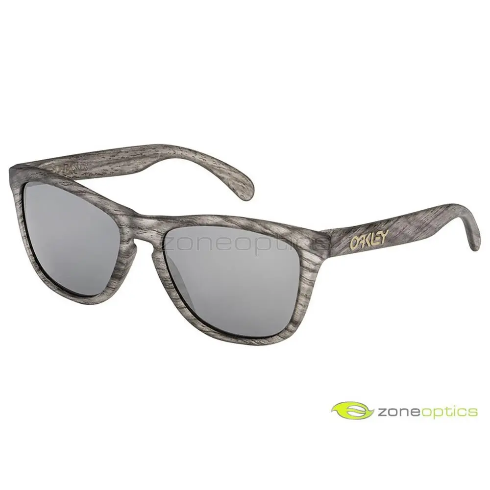 Oakley Frogskins Sunglasses OO9013-B655 Matte Clear Woodgrain/black Iridium