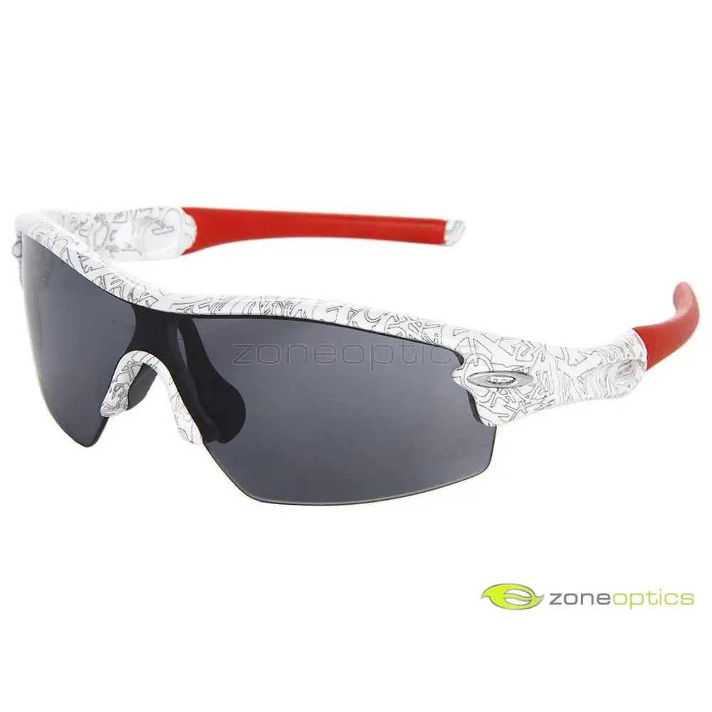 Oakley Radar Pitch Sunglasses 42-307 White Text/grey