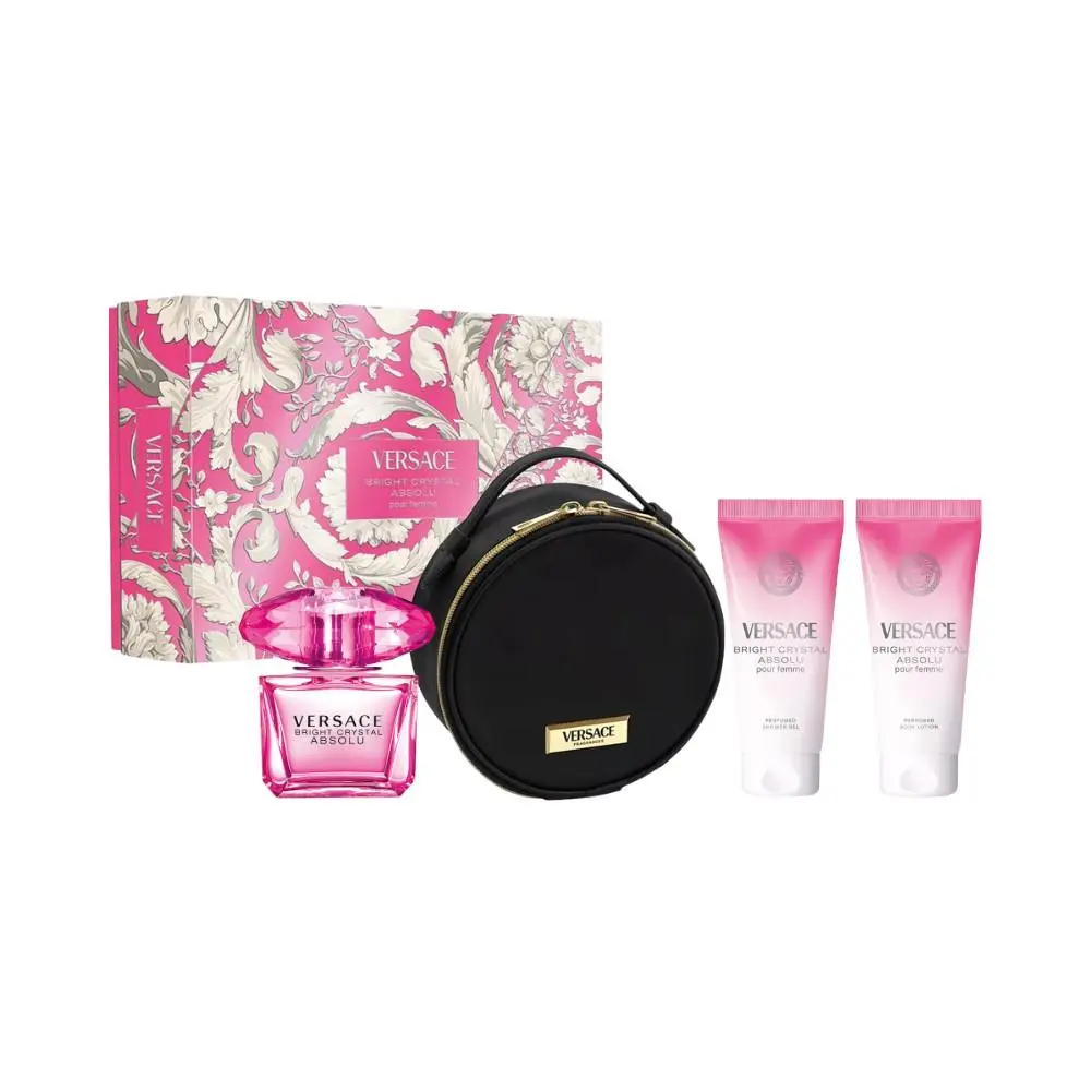 Versace Bright Crystal Absolu Eau de Parfum 4-PC Gift Set For Women