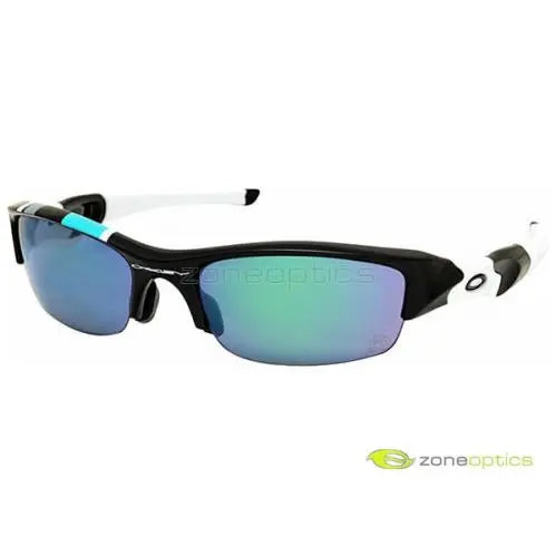 Oakley Flak Jacket 30 Years Sport Sunglasses 26-265J Black/jade Iridium Asian