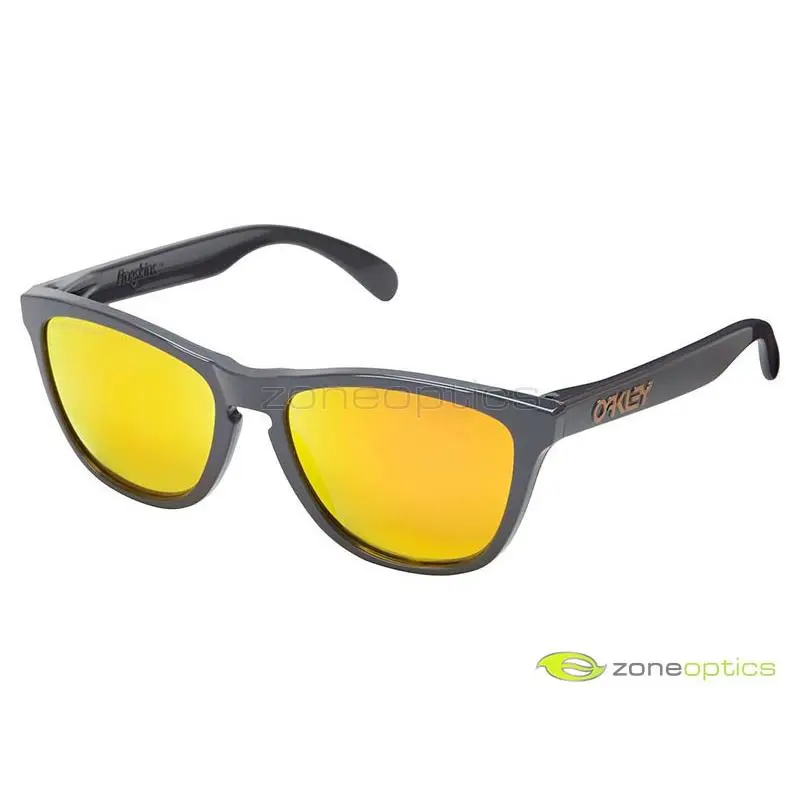Oakley Frogskins Toxic Blast Polarized Sunglasses OO9013-31 Grey/fire Iridium