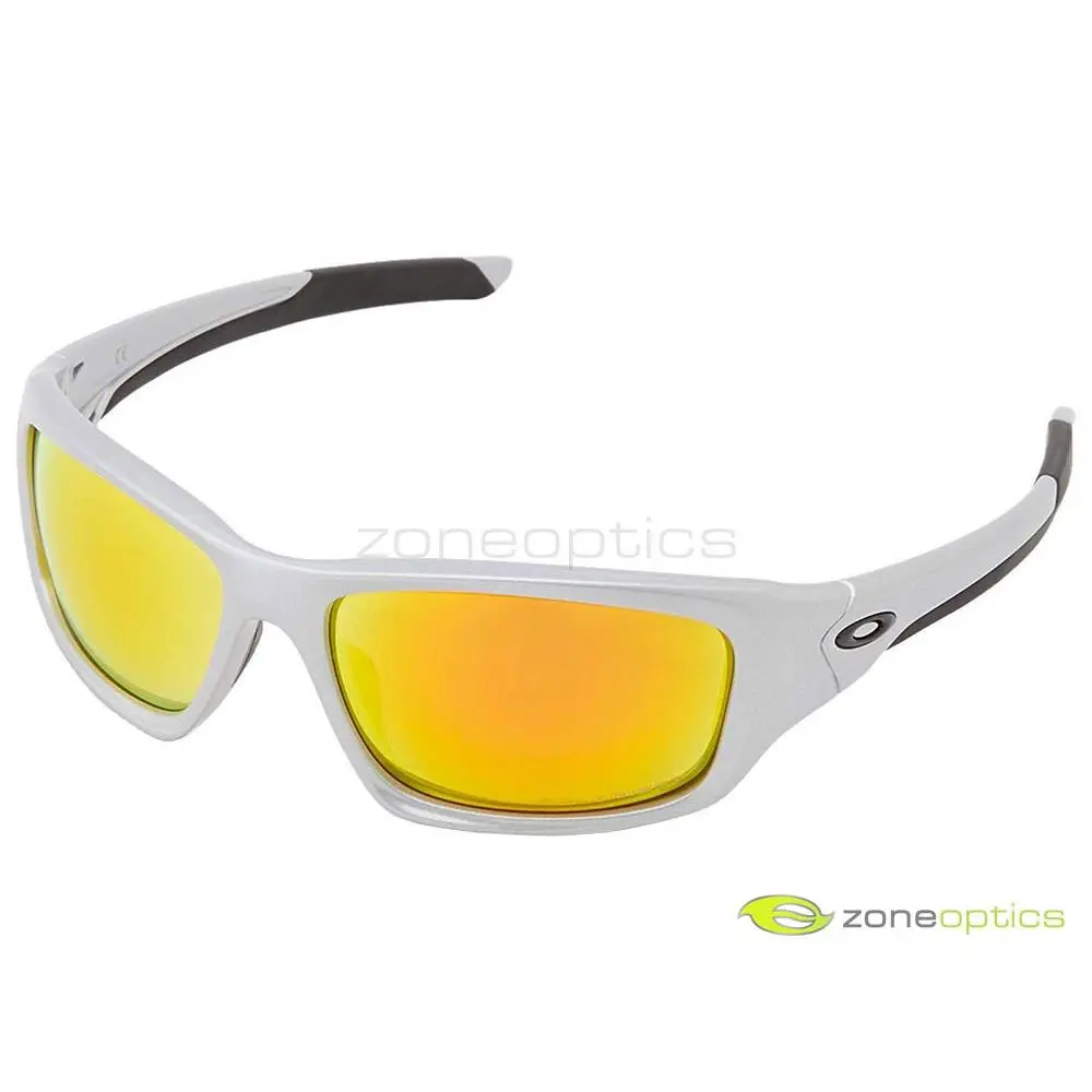 Oakley Valve Polarized Sunglasses OO9236-07 Silver/fire Iridium