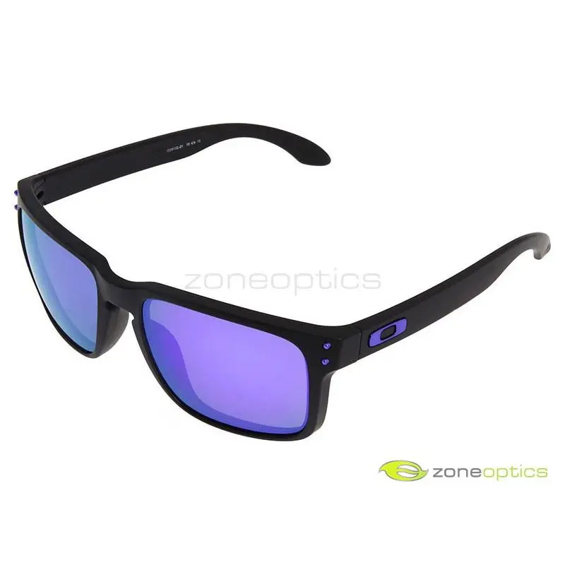 Oakley Holbrook Julian Wilson Sunglasses OO9102-26 Matte Black/violet Iridium