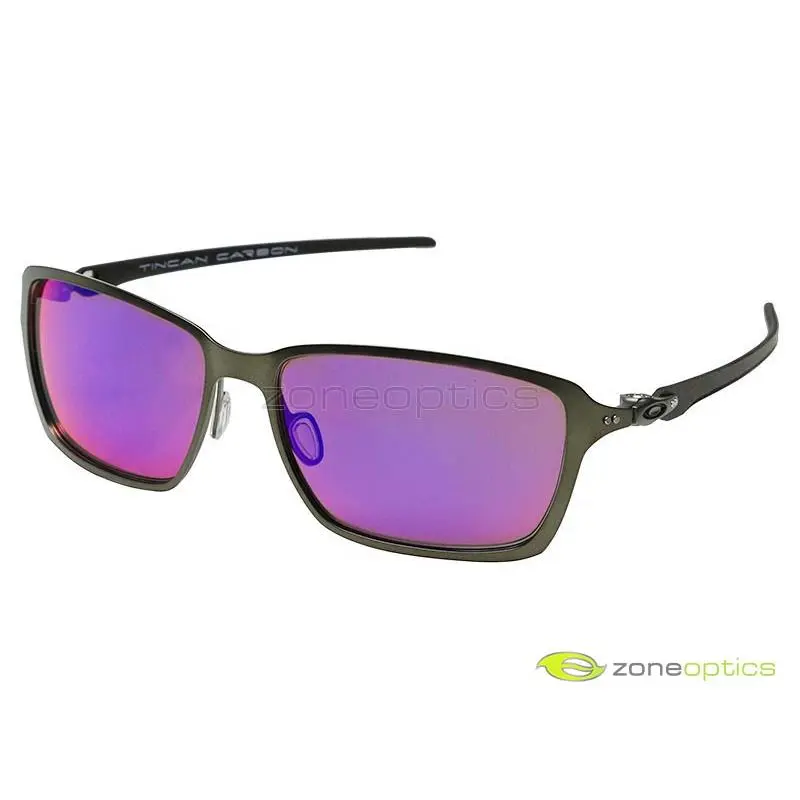 Oakley Tincan Carbon Polarized Sunglasses OO6017-03 Carbon/oo Red Iridium
