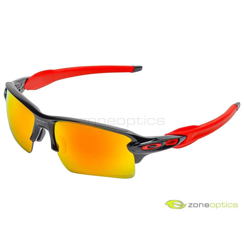 Flak 2.0 XL Sunglasses OO9188-8059 Polished Black/prizm Ruby by Oakley