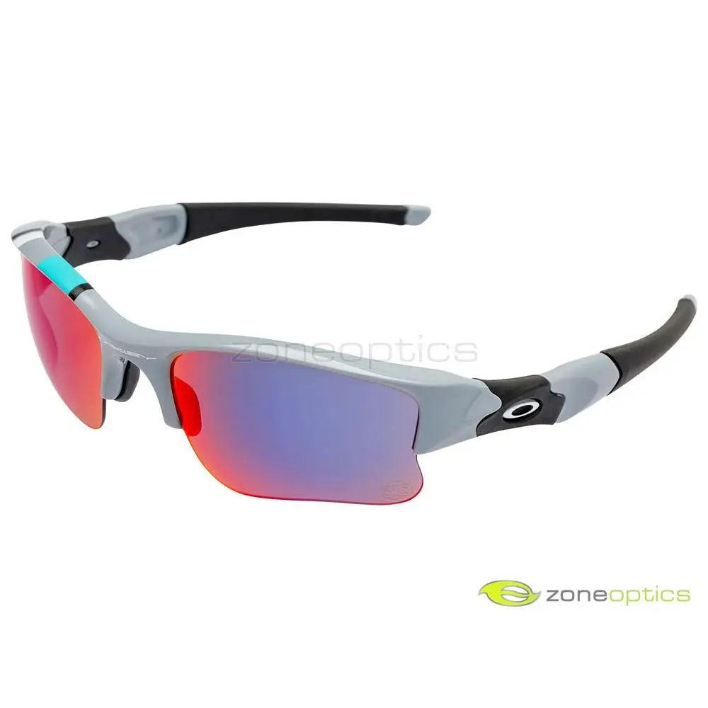 Oakley Flak Jacket Xlj 30 Years Sport Sunglasses 26-263 Fog Grey /+red Iridium