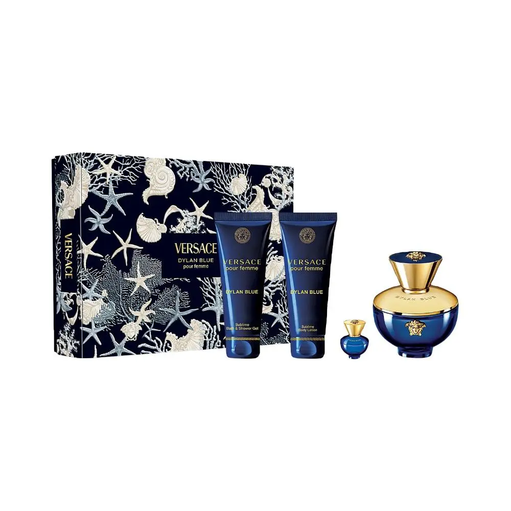 Dylan Blue  Fragrance For Women 4 Piece Gift Set by Versace