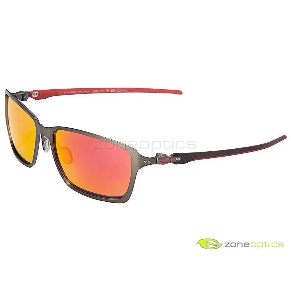 Tincan Carbon Scuderia Ferrari Sunglasses OO6017-07 Carbon/ruby Iridium by Oakley